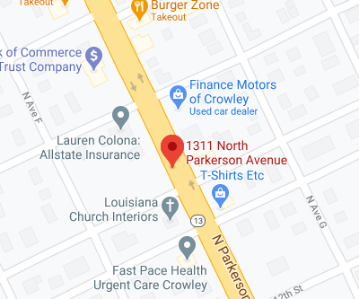 Google Map to Crowley Branch